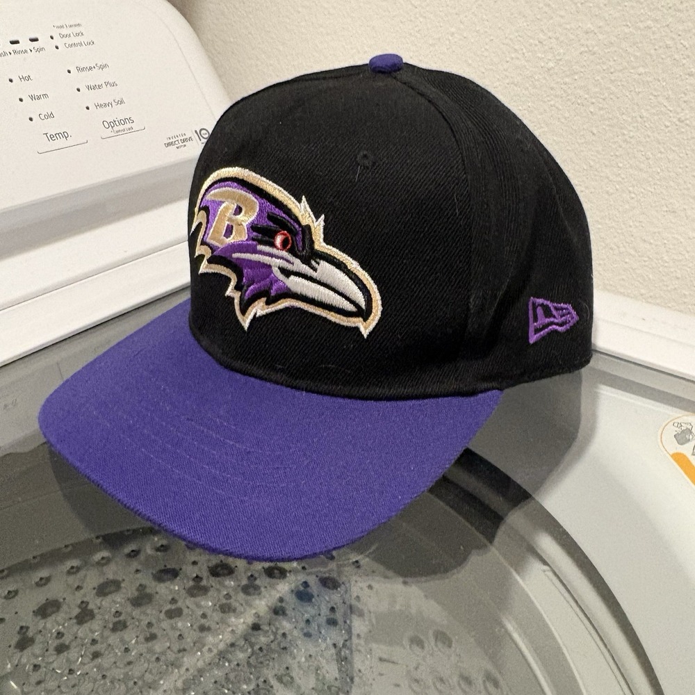 Baltimore Ravens SnapBack Hat New Era NFL Black And Purple